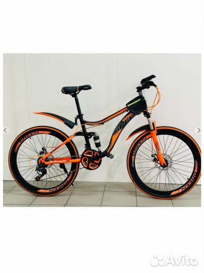 Велосипед двух подвес, колёса 26