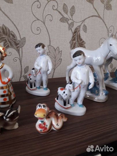 Фарфоровые статуэтки СССР лфз, гжель, дулево