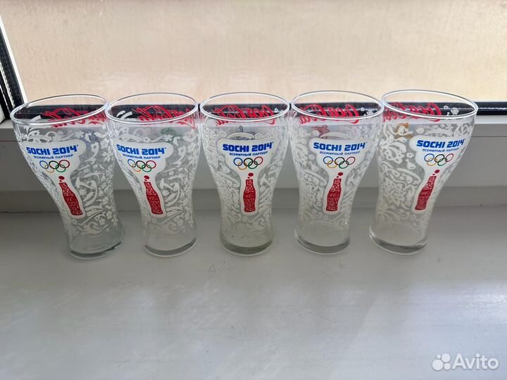 Стаканы Coca-Cola (Кока-Кола) набор новые