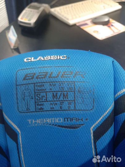 Хоккейные трусы bauer Nexus 1000, чёрные, M, SR