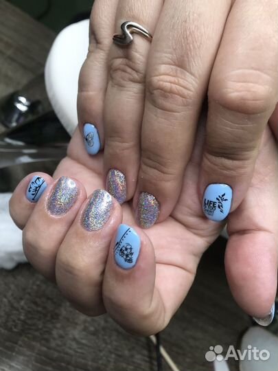 Маникюр гель лак укрепление