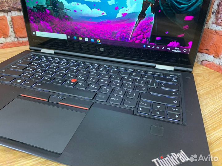 Windows 10 для работы игр Lenovo X1 Yoga Ноутбук