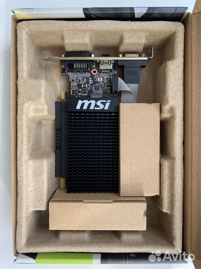 Видеокарта nvidia geforce GT710 MSI 1gb