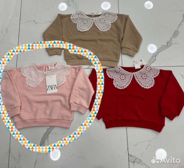 Кофточка, свитшот для девочки zara 98,110,116