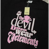 Футболка Vetements The Devil Tee ветмо