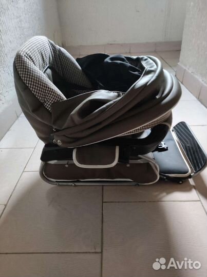 Коляска 2 в 1 эко кожа