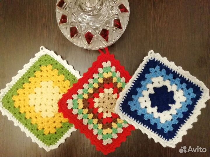 Прихватка вязаная