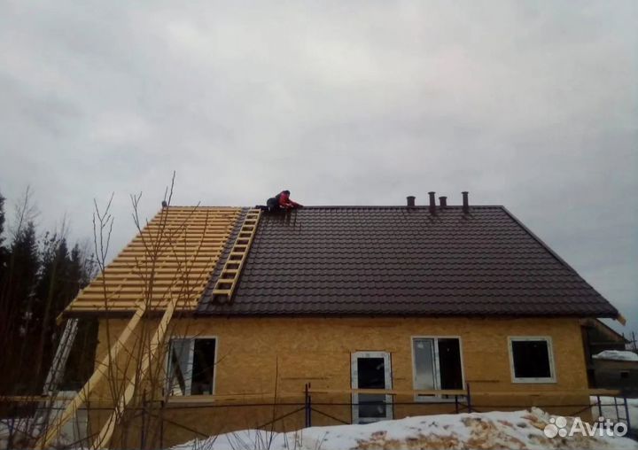 Строительство домов, фундаменты, навесы, заборы