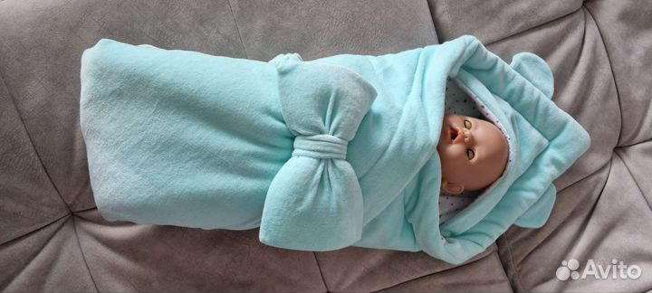 Конверт на выписку для девочки демисезонный