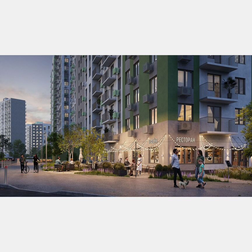 Квартира-студия, 23,7 м², 2/16 эт.