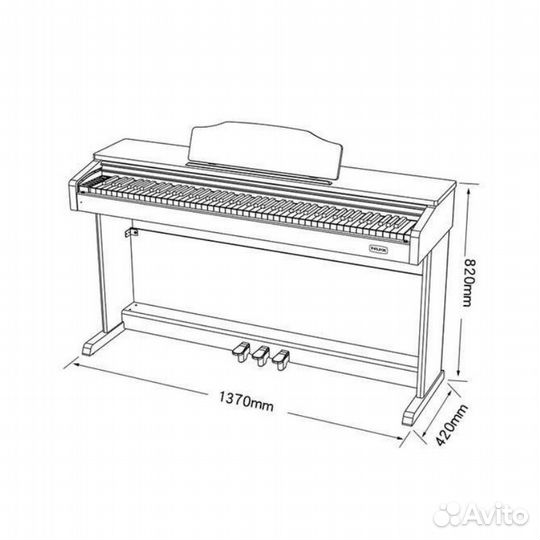 Пианино Nux WK-400. Новые, В наличии