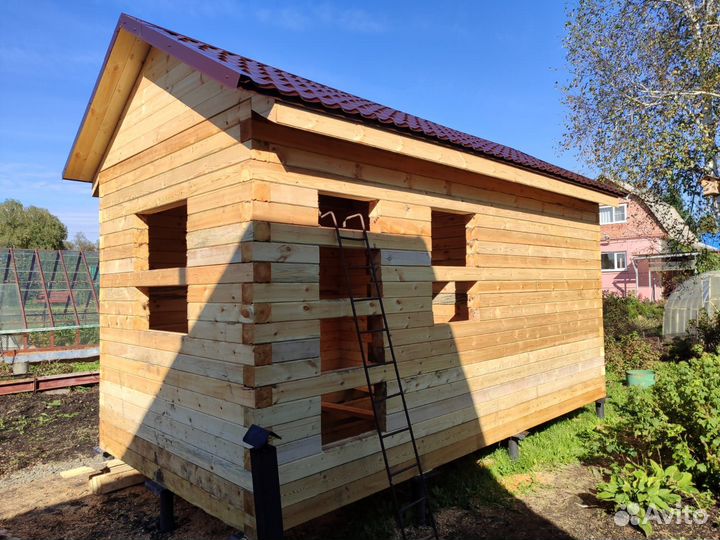 Строительство домов, бань из профилированного брус