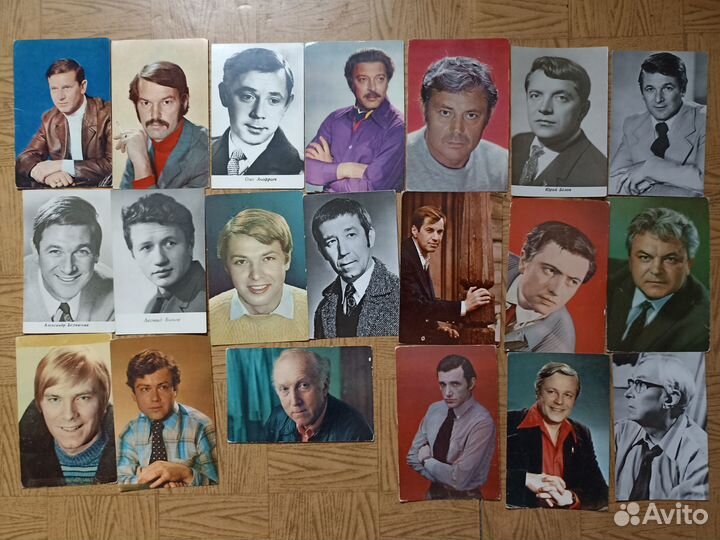 Фотографии актёров кино СССР. №3. 180шт. Список