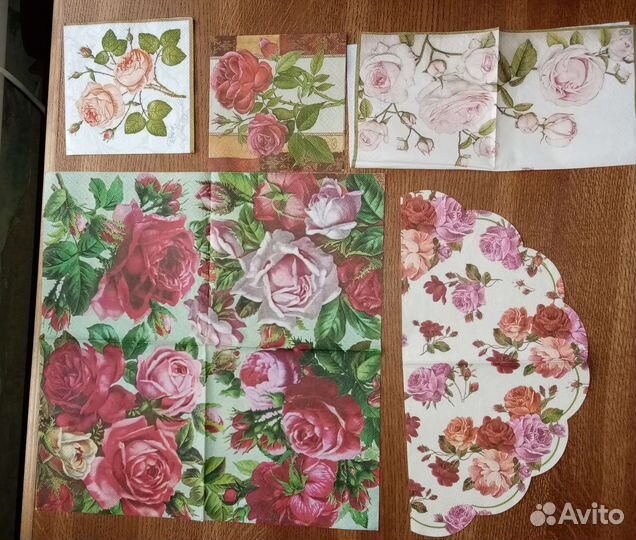 Салфетки для декупажа: розы. Обмен, продажа