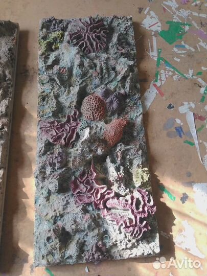 Декоративное дно для аквариума/террариума 117*50