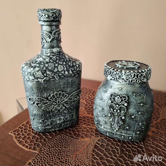 Бутылочки и банки для кухни