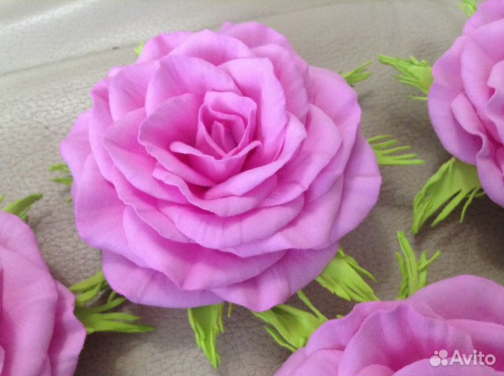 Для волос - аксессуары - розы, маки и другие цветы