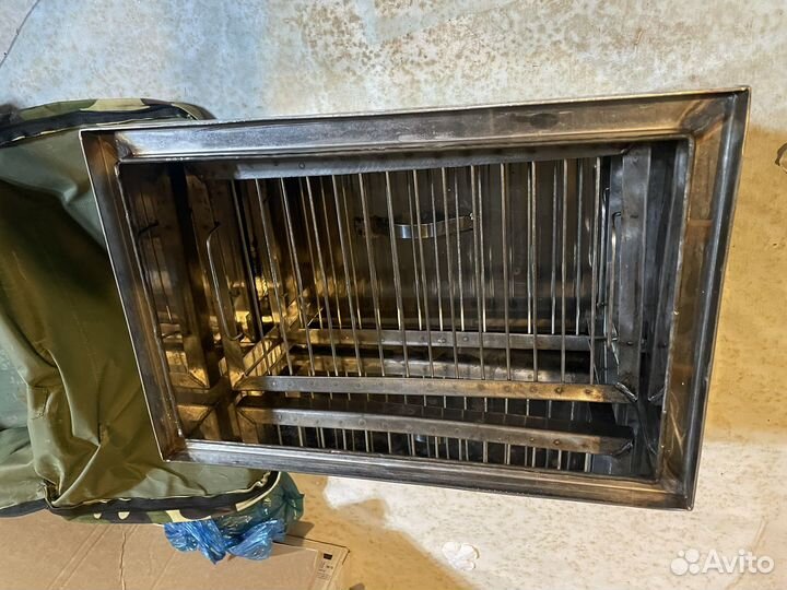 Коптильня из нержавейки 2 мм Б/У