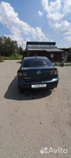 Mazda 3 1.6 МТ, 2008, битый, 205 000 км
