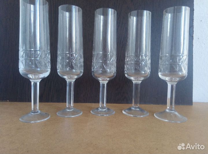 Фужеры бокалы хрусталь стекло