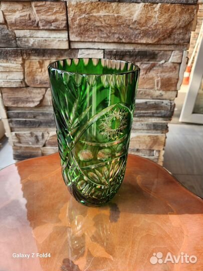 Ваза хрустальная