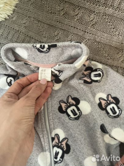 Флиска H&M Disney Minnie Mouse 98/ леггинсы Reima