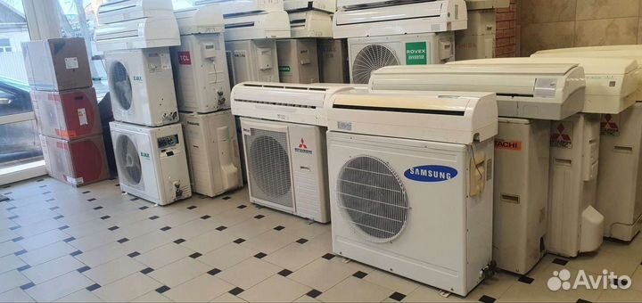 Сплит системы разной мощности модель12, 18, 24.Б/У