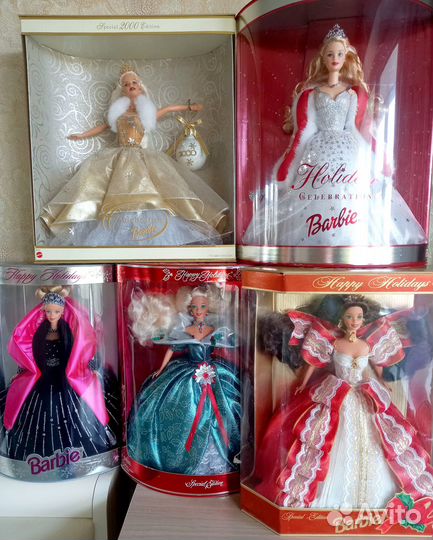 Новые куклы в коробках Barbie Happy Holidays