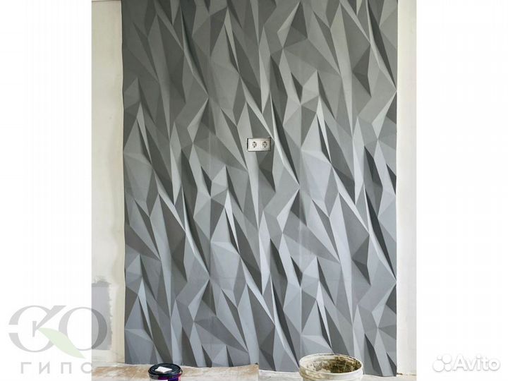 3D Гипсовые панели Скала современный дизайн