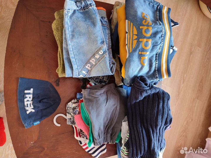 Вещи пакетом на мальчика до 18 меч