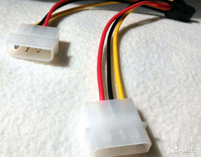Переходник Fine Power 5-pin Male - Molex x2 Female