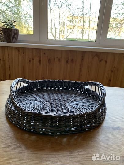 Поднос плетеный ручная работа