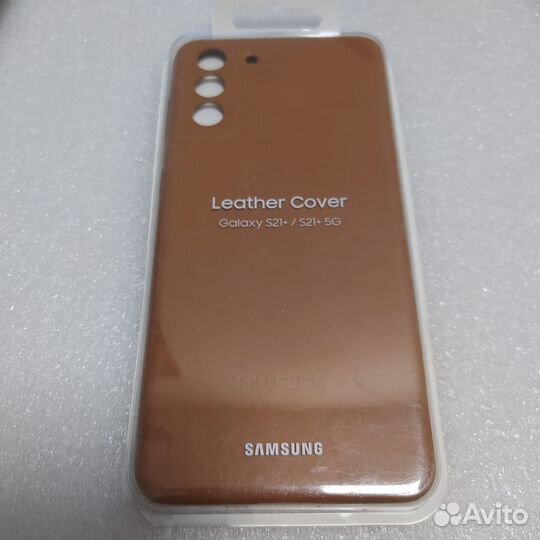 Чехол-накладка Leather Cover S21+