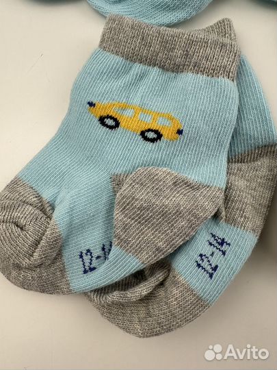 Носки 4 пары Германия 12/14 новые