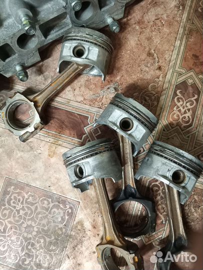 Головка поршня коленчитый вал двигатель 5 е