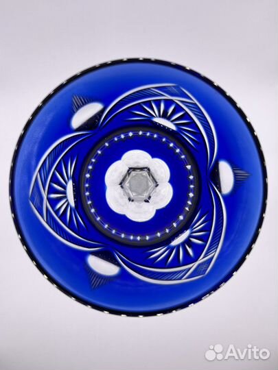 Фужер цветной хрусталь Германия высота 18,5 см