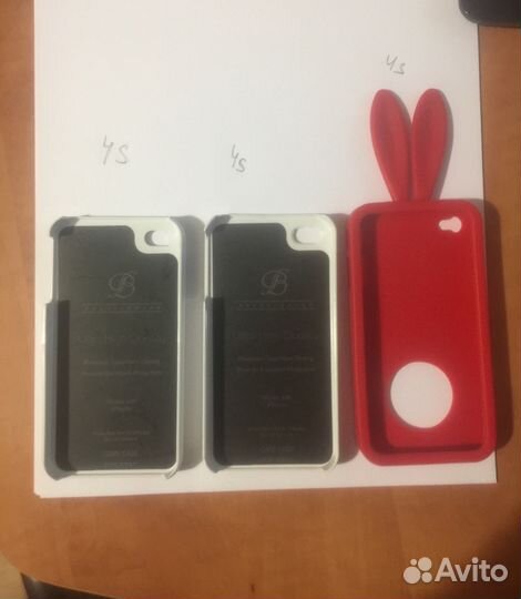 Чехол на iPhone 4 / 4s Натуральная кожа