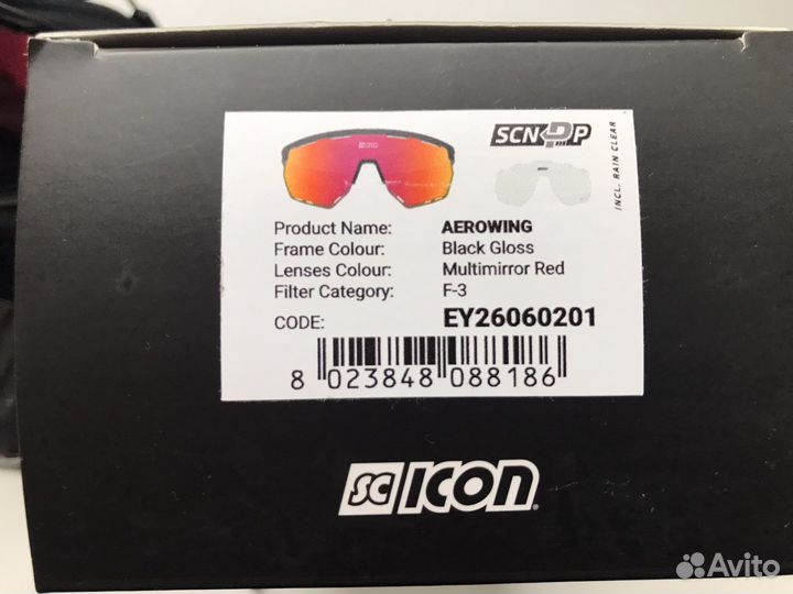 Очки Scicon Aerowing Black Gloss