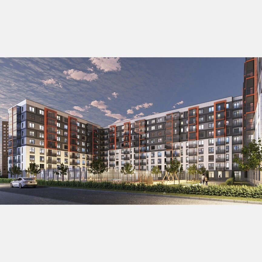 2-к. квартира, 60,7 м², 3/9 эт.