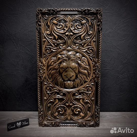 Нарды резные, Бук, 60х60 см. Доставка