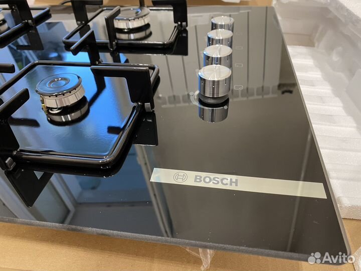 Газовая варочная панель 4 конфорки стекло новая