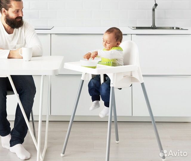 Детский стул для кормления Икеа Антилоп новый