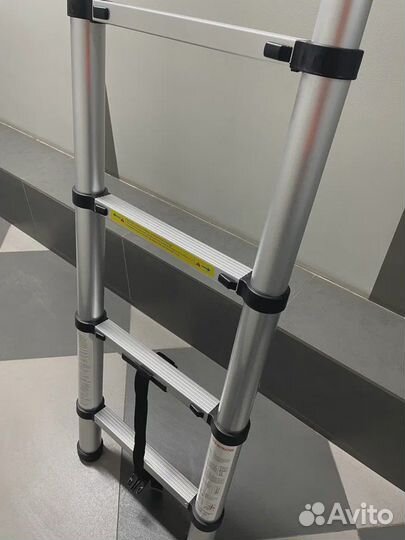 Лестница телескопическая усиленная 2.6м