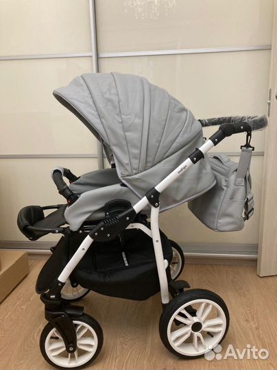 Коляска 2 в 1 эко кожа