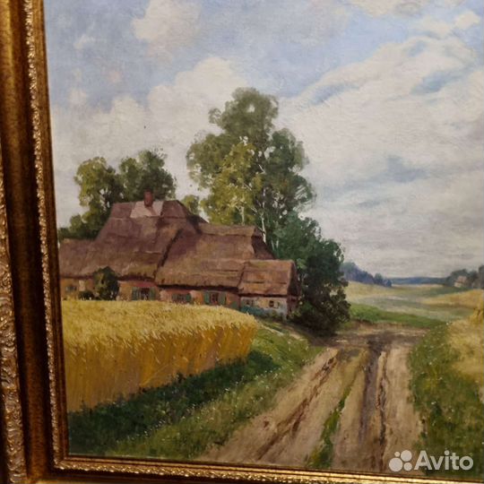 Старинная картина большая