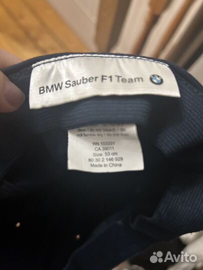 Кепка bmw sauber F1 team 53 р