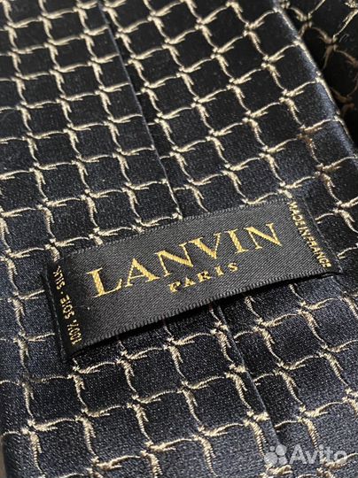 Галстук Lanvin, шёлк в идеале