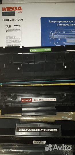 Катриджи б/у для принтеров hp и canon