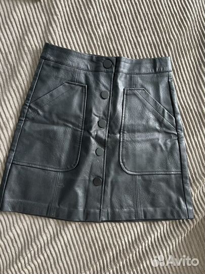 Кожаная юбка