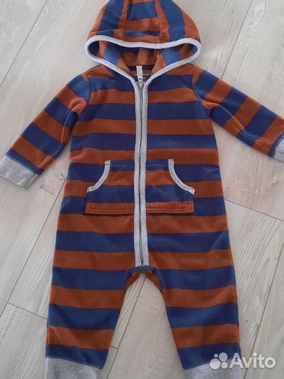 Флисовая поддева carters